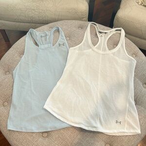 2 under armour heat gear tank tops
